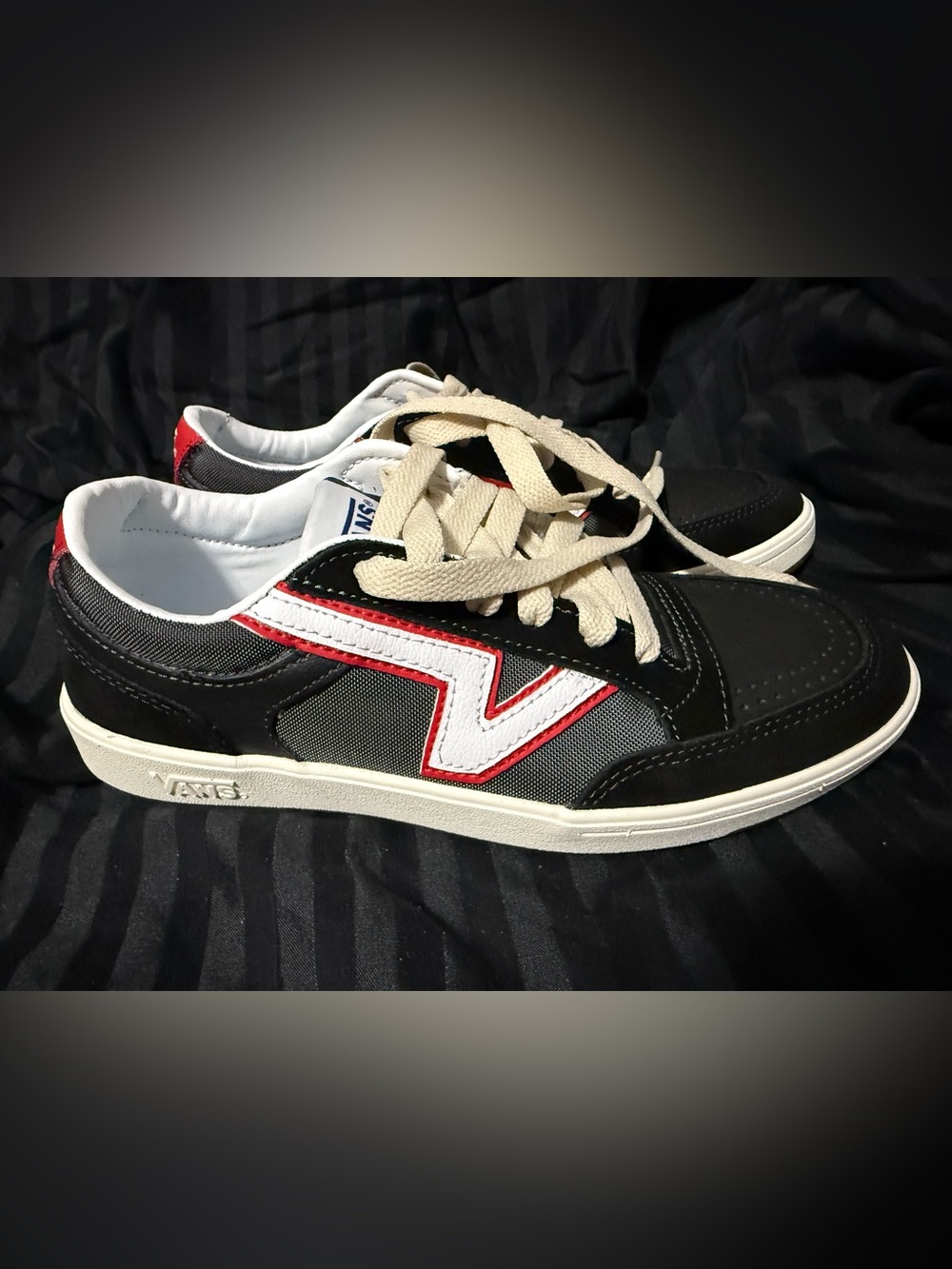 Vans Lowland CC Serio Collection Black Red White Men’s 7.5